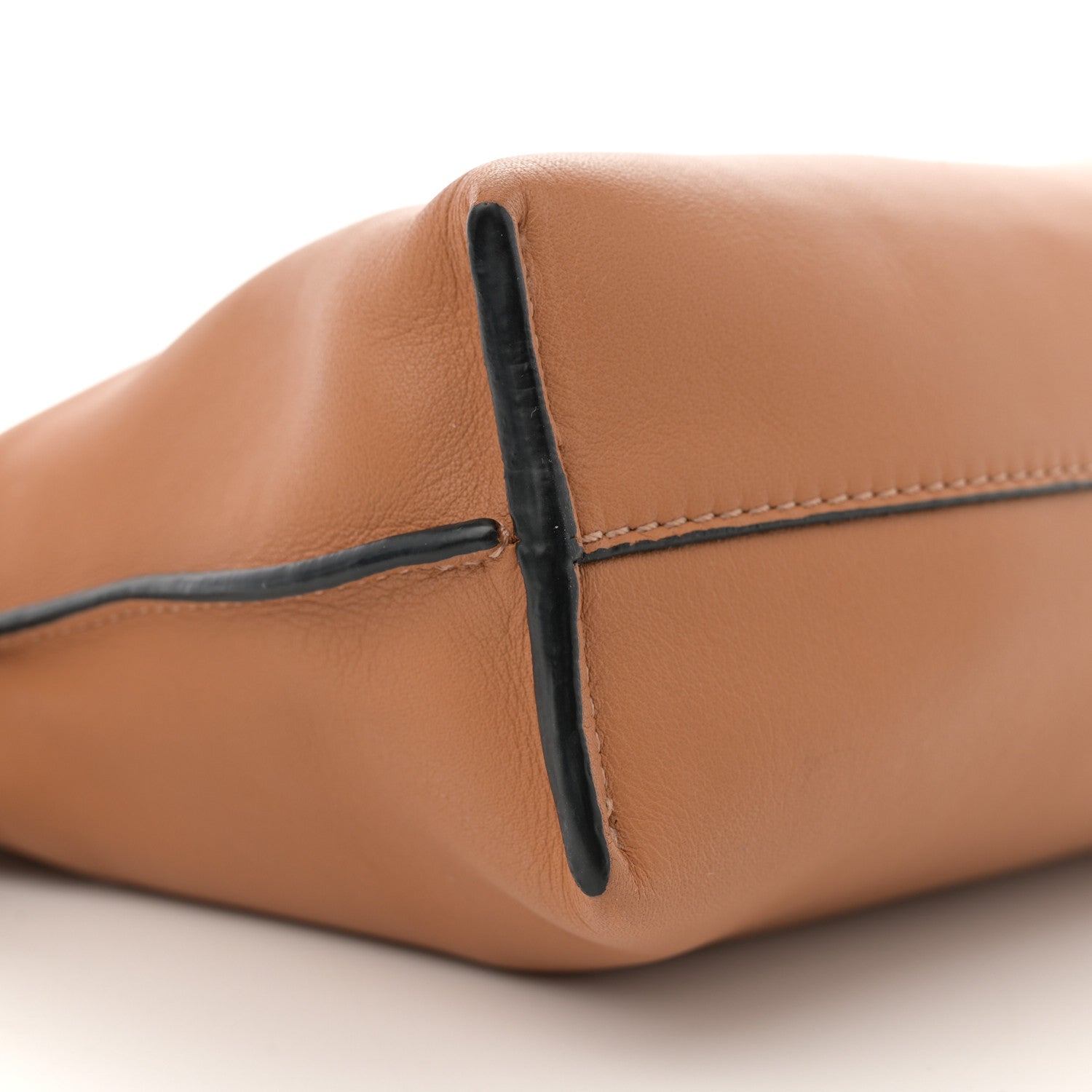 Loewe Calfskin Mini Flamenco Knot Clutch Warm Desert 9 of 14