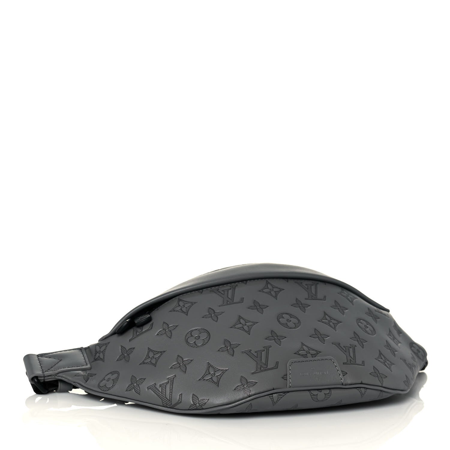 Louis Vuitton Calfskin Monogram Shadow Discovery Bumbag PM Gray 7 of 11