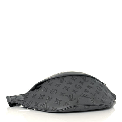 Louis Vuitton Calfskin Monogram Shadow Discovery Bumbag PM Gray 7 of 11