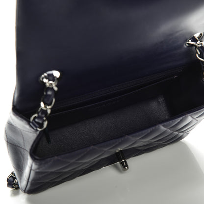 Chanel Lambskin Quilted Mini Rectangular Flap Dark Purple 5 of 8