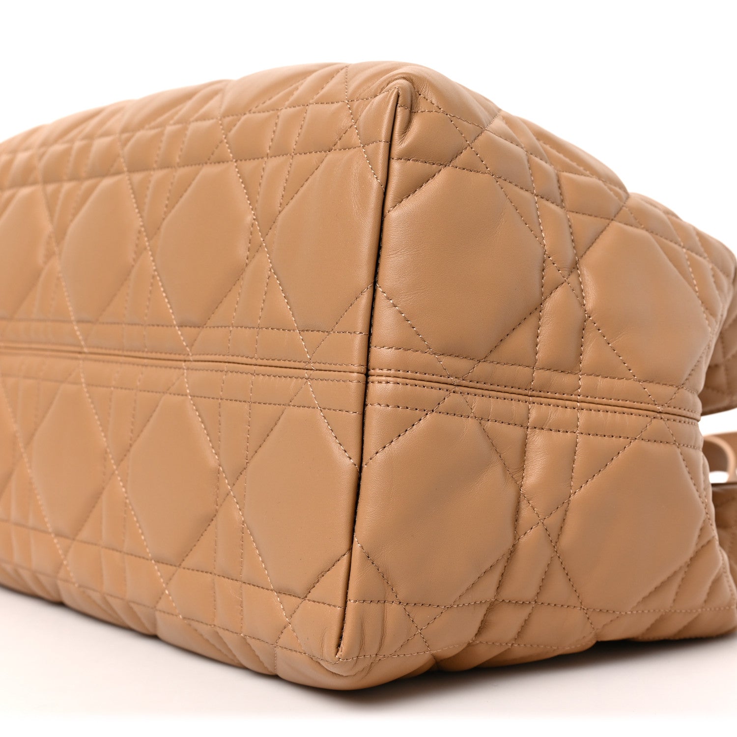 Christian Dior Calfskin Macrocannage Large Toujours Tan 8 of 8