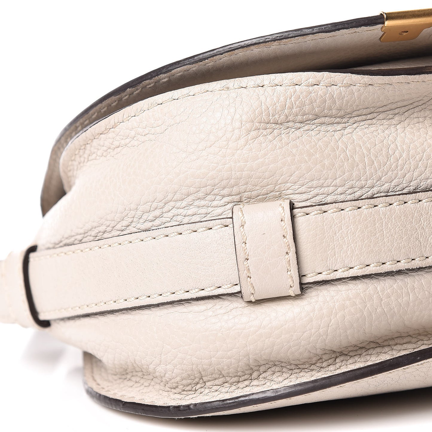 Calfskin Mini Marcie Round Crossbody Bag Dove