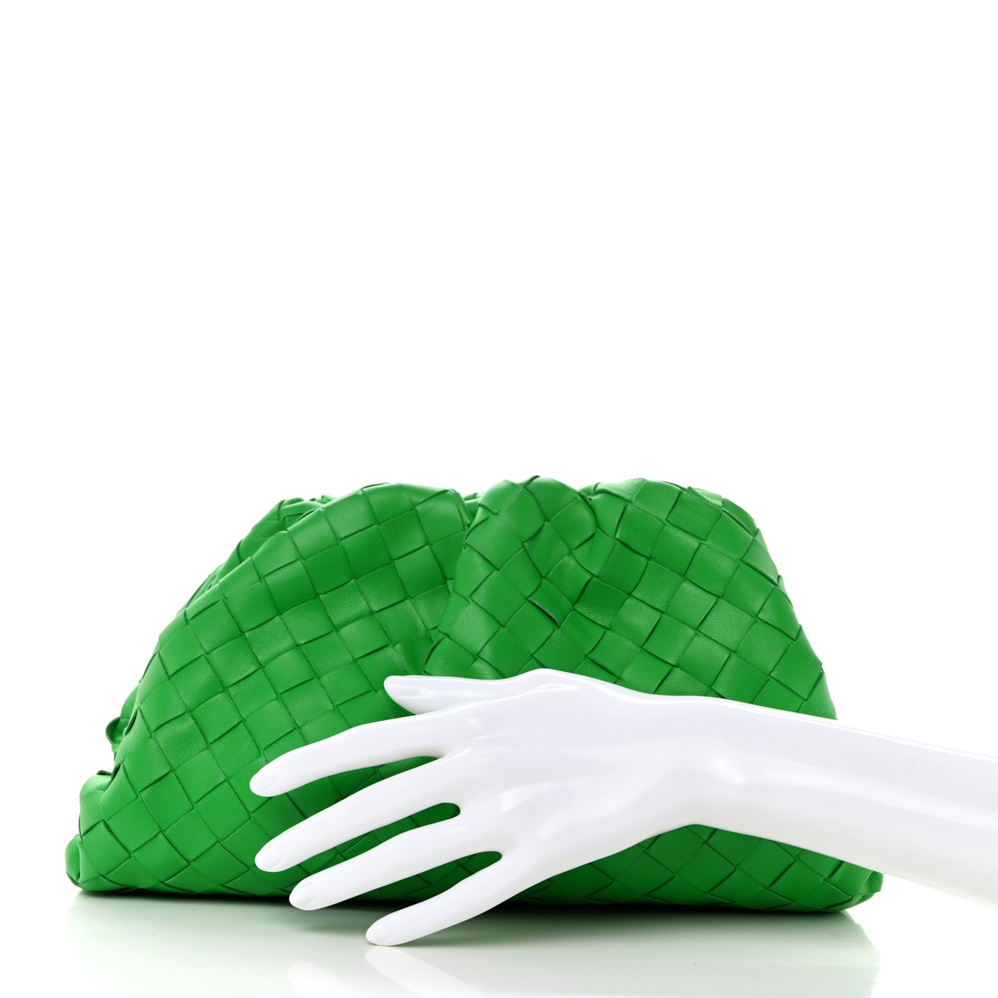 Nappa Maxi Intrecciato Teen Pouch Parakeet