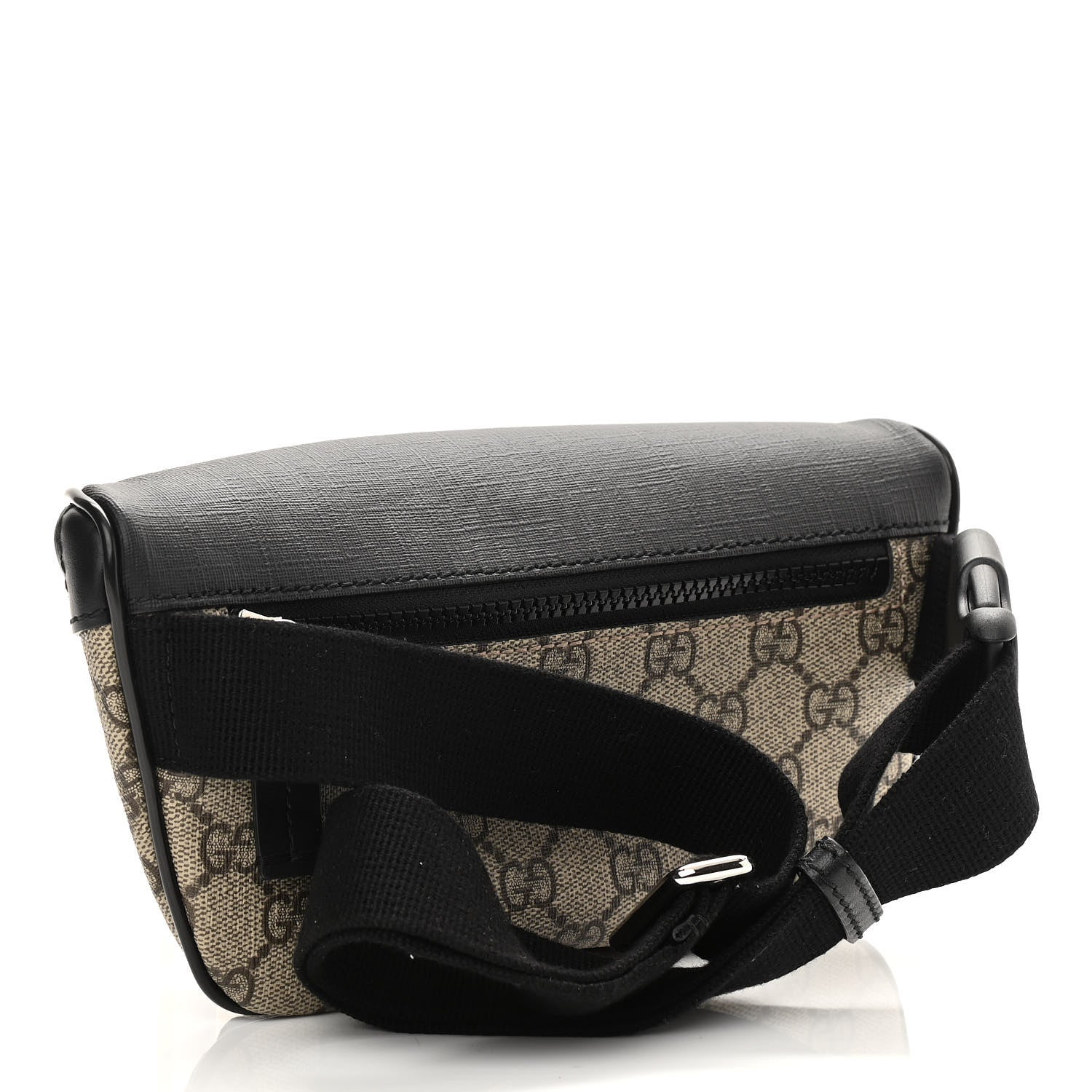 Gucci GG Supreme Monogram Belt Bag Black 4 of 11