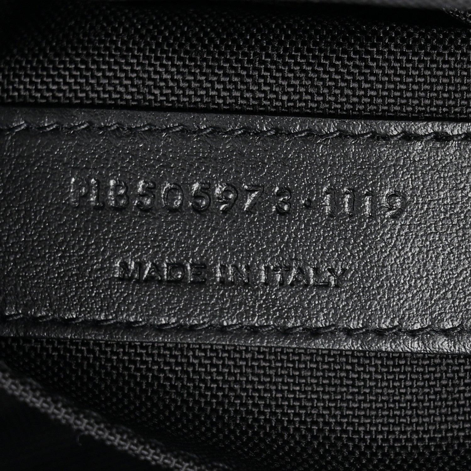 Saint Laurent Canvas Calfskin City Belt Bag Black 7 of 10