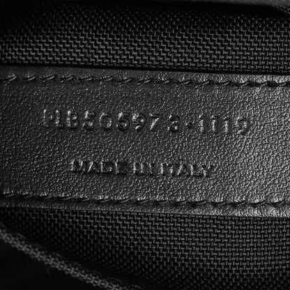 Saint Laurent Canvas Calfskin City Belt Bag Black 7 of 10