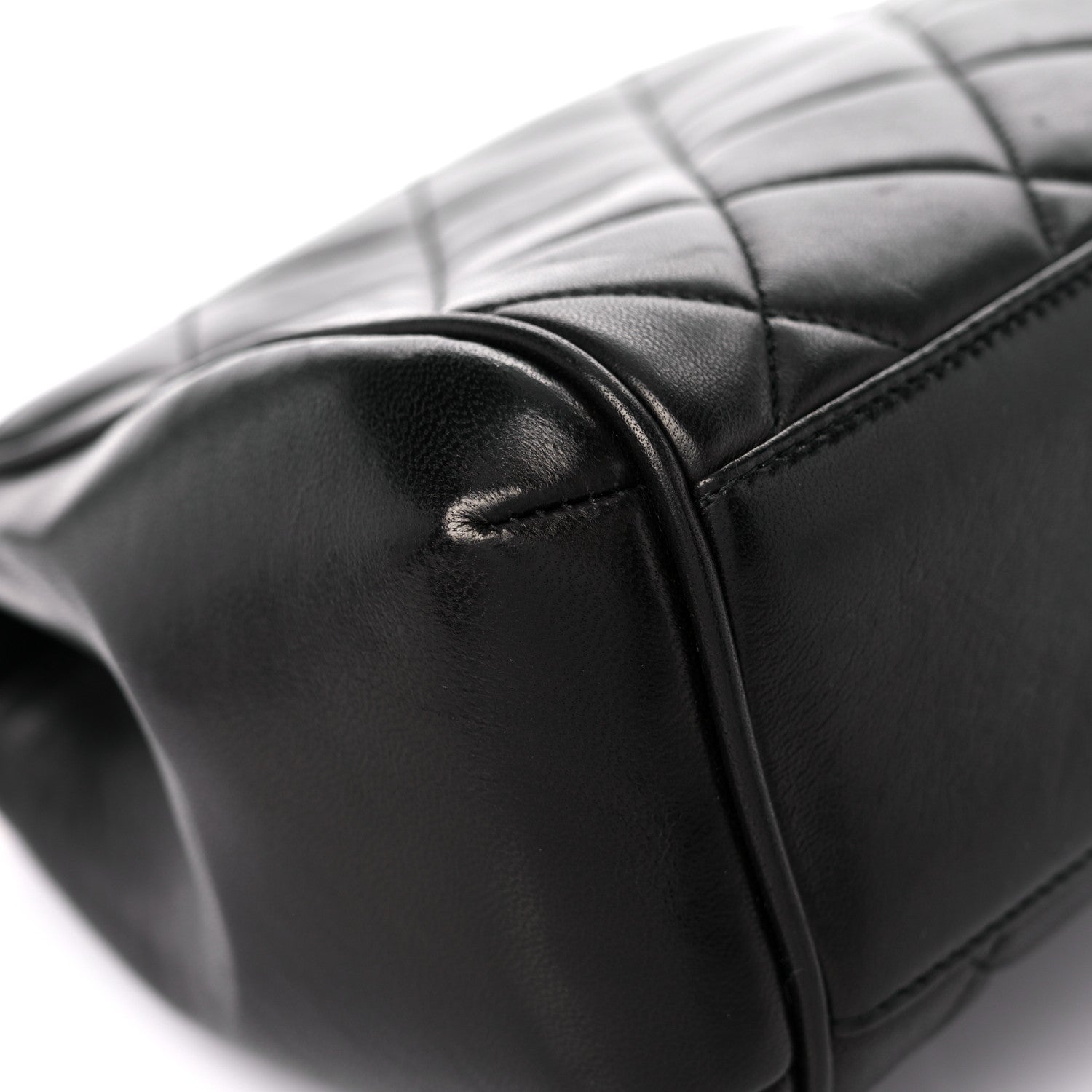 Chanel Lambskin Quilted 5 Chain Small Flap Black 10 of 18