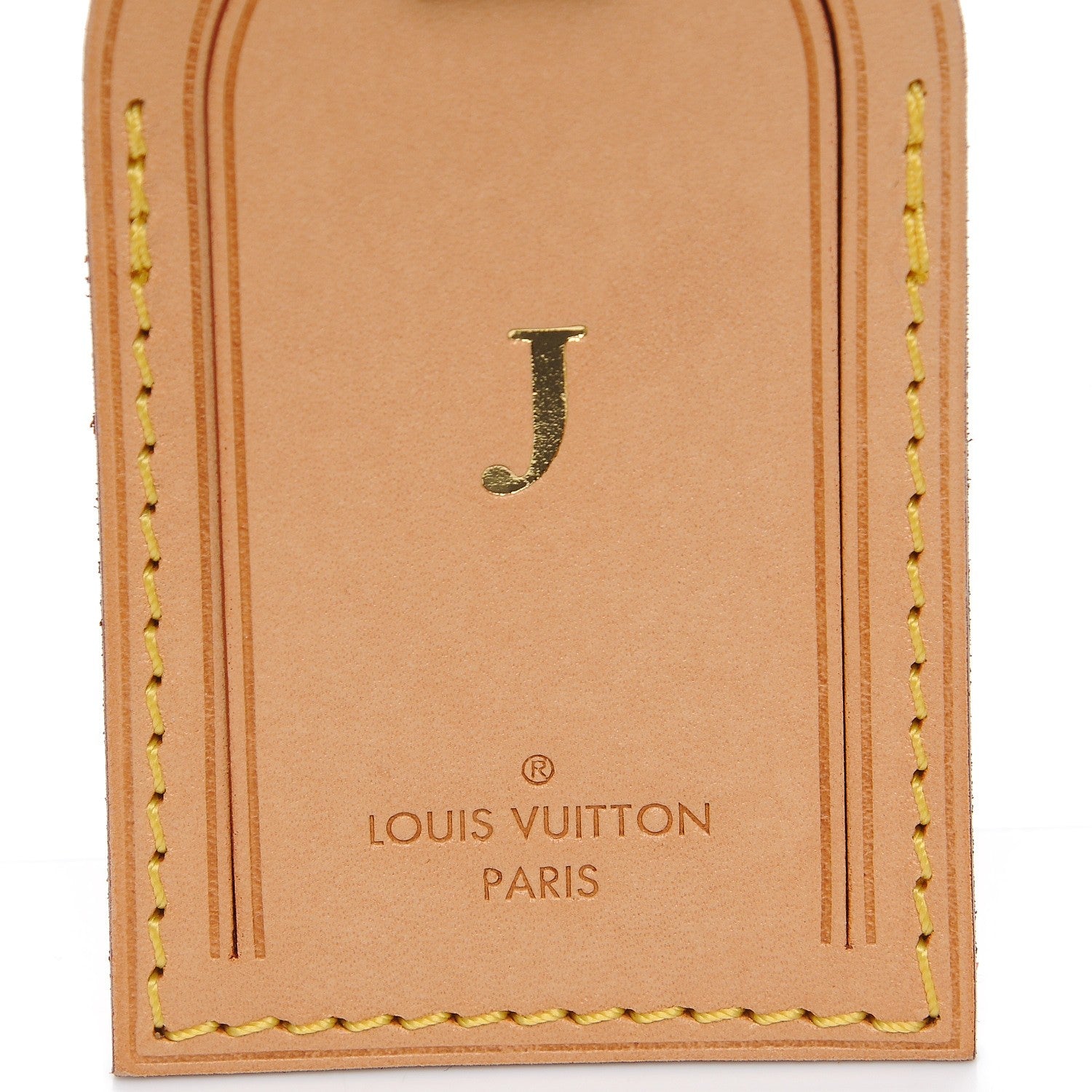 Louis Vuitton Vachetta Luggage Tag 4 of 4
