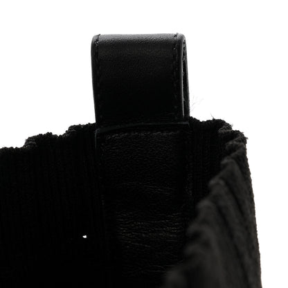 Hermes Knit Calfskin Volver 60 Ankle Boots 37 Black 10 of 10