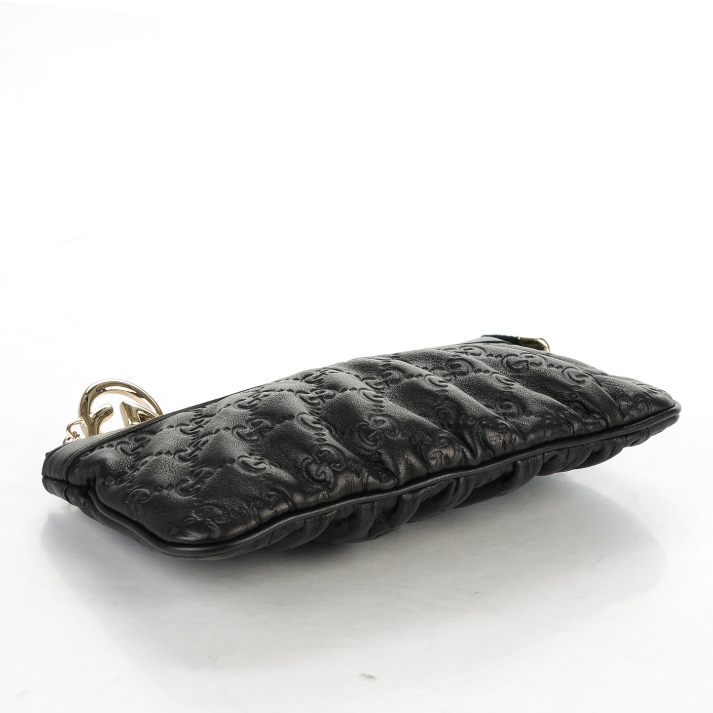 Guccissima Signature New Britt Wristlet Black