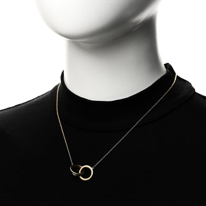 Tiffany 18K Yellow Gold 1837 Interlocking Circles Pendant Necklace 2 of 5
