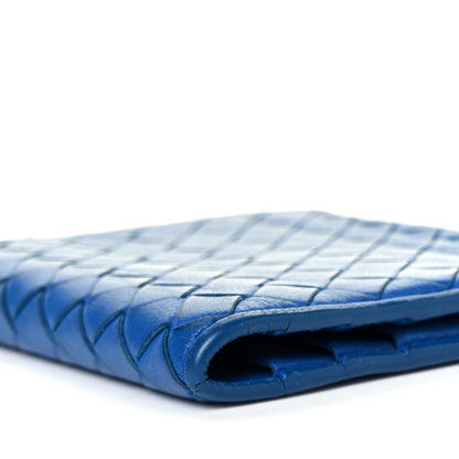 Bottega Veneta Nappa Intrecciato Card Holder Blue 8 of 9