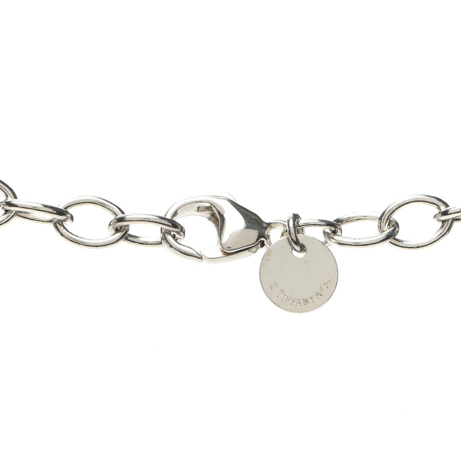 Tiffany Sterling Silver Narrow Infinity Link Necklace 4 of 5