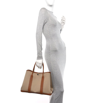 Hermes Toile Negonda Garden Party 30 TPM Trench Gold 2 of 10