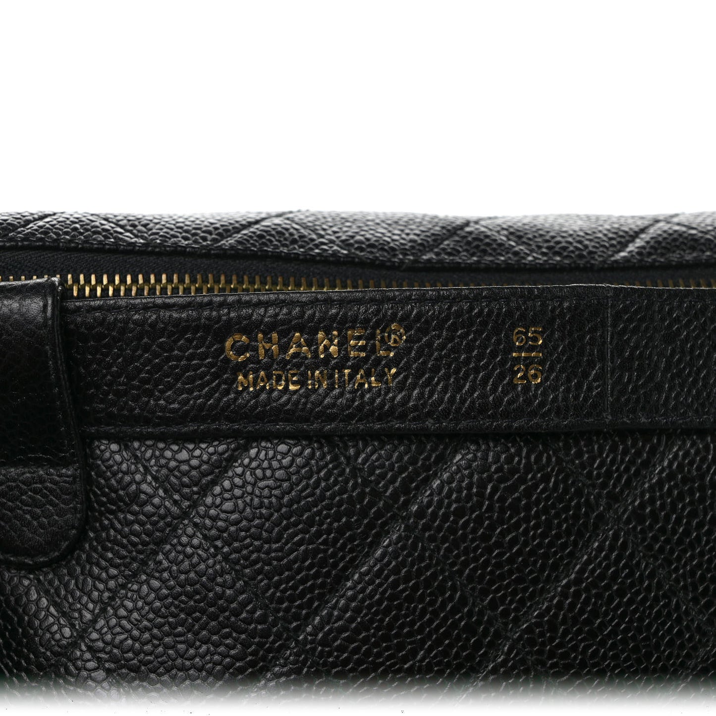 Caviar Quilted Belt Bag 65 26 Black
