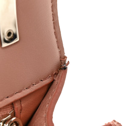 Burberry Calfskin Monogram Embossed Small TB Chain Bag Blush Pink 11 of 16