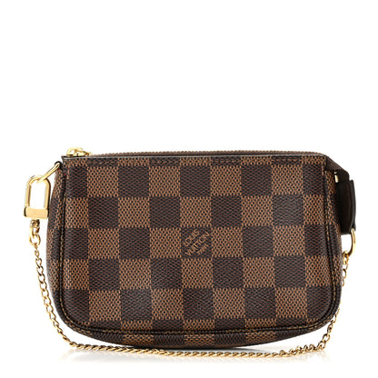 Louis Vuitton Damier Ebene Mini Pochette Accessories 1 of 8