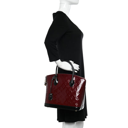 Louis Vuitton Vernis Lockit PM Griotte 2 of 10