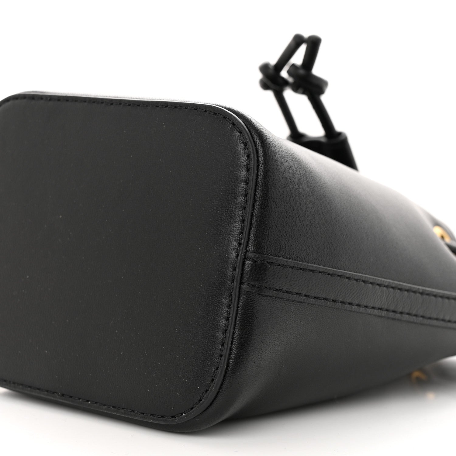 Valentino Garavani Nappa Mini VLogo Signature Bucket Bag Black 9 of 9