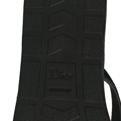 Christian Dior Velvet Diorsea Thong Sandals 40 Black 7 of 9
