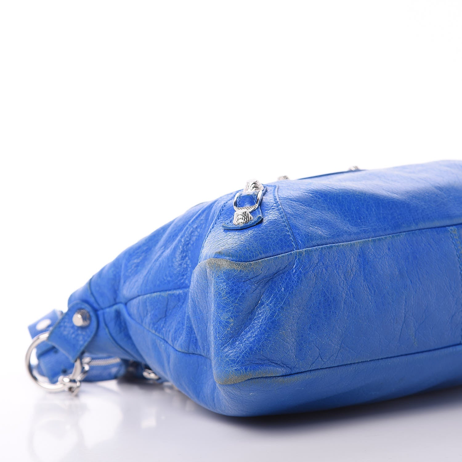 Balenciaga Agneau Giant 12 Silver Hardware Town Bleu Lazuli 10 of 19