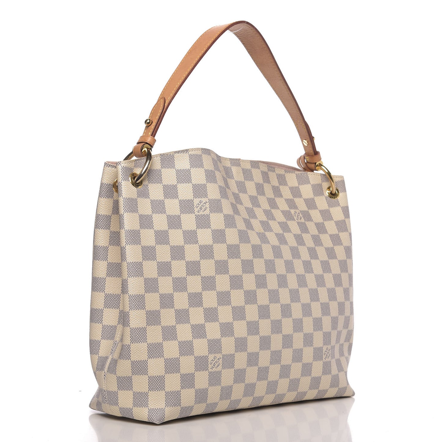 Damier Azur Graceful PM Rose Ballerine