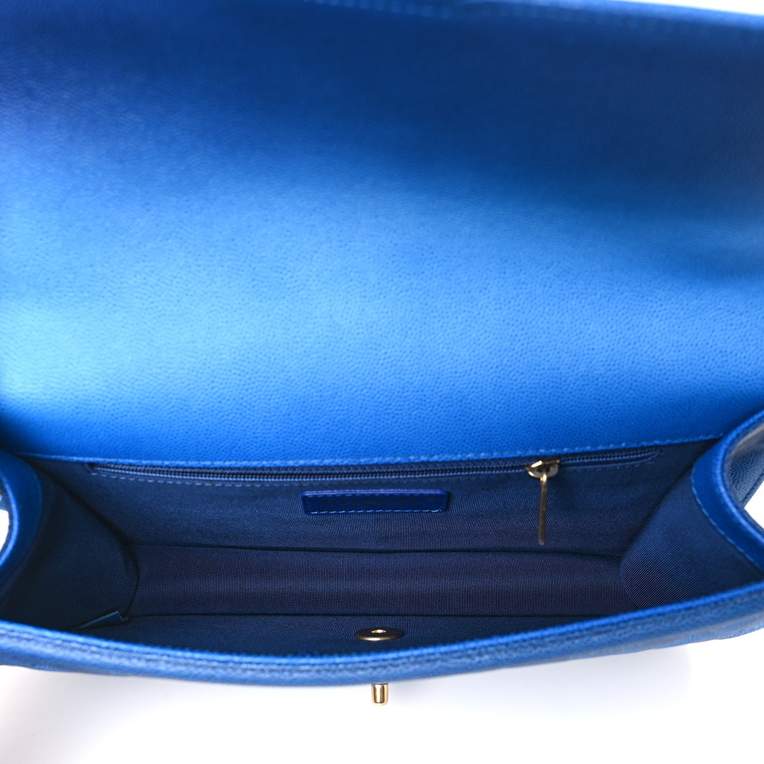 Chanel Caviar Quilted Medium Sunset On The Sea Flap Blue 5 of 10