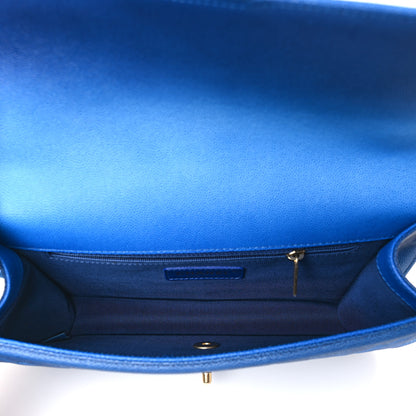 Chanel Caviar Quilted Medium Sunset On The Sea Flap Blue 5 of 10