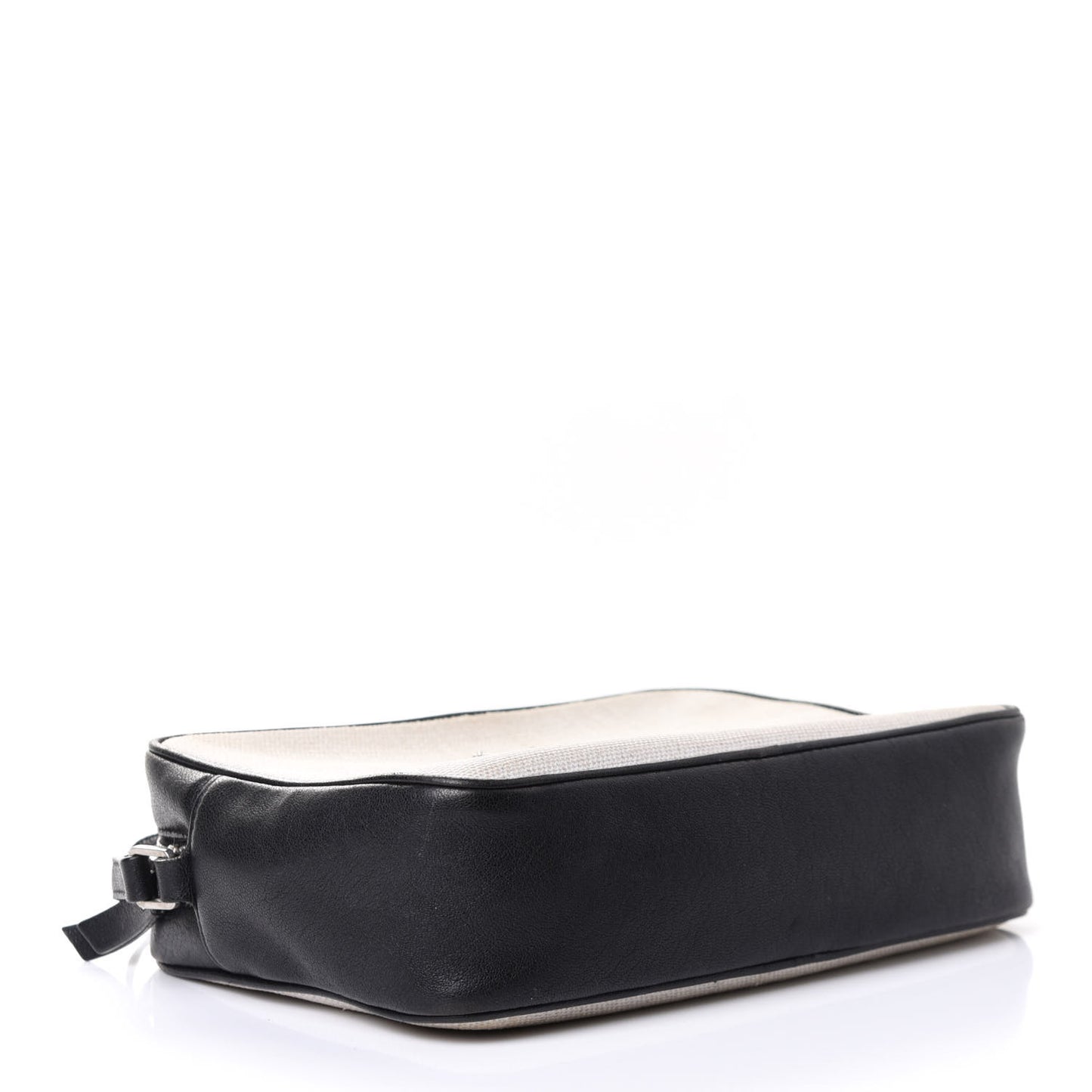 Linen Canvas Monogram Lou Camera Bag Black