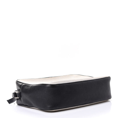 Saint Laurent Linen Canvas Monogram Lou Camera Bag Black 3 of 4