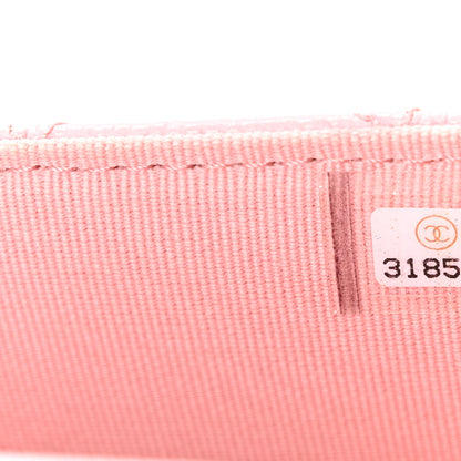 Chanel Caviar Quilted Mini Clutch With Chain Pink 8 of 12
