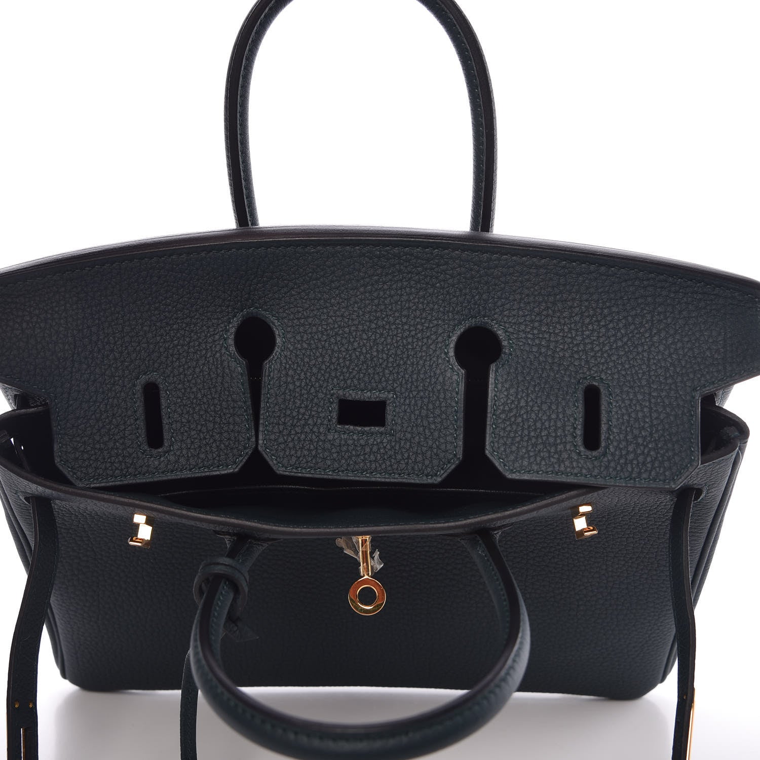 Hermes Togo Birkin 25 Vert Cypress 15 of 32