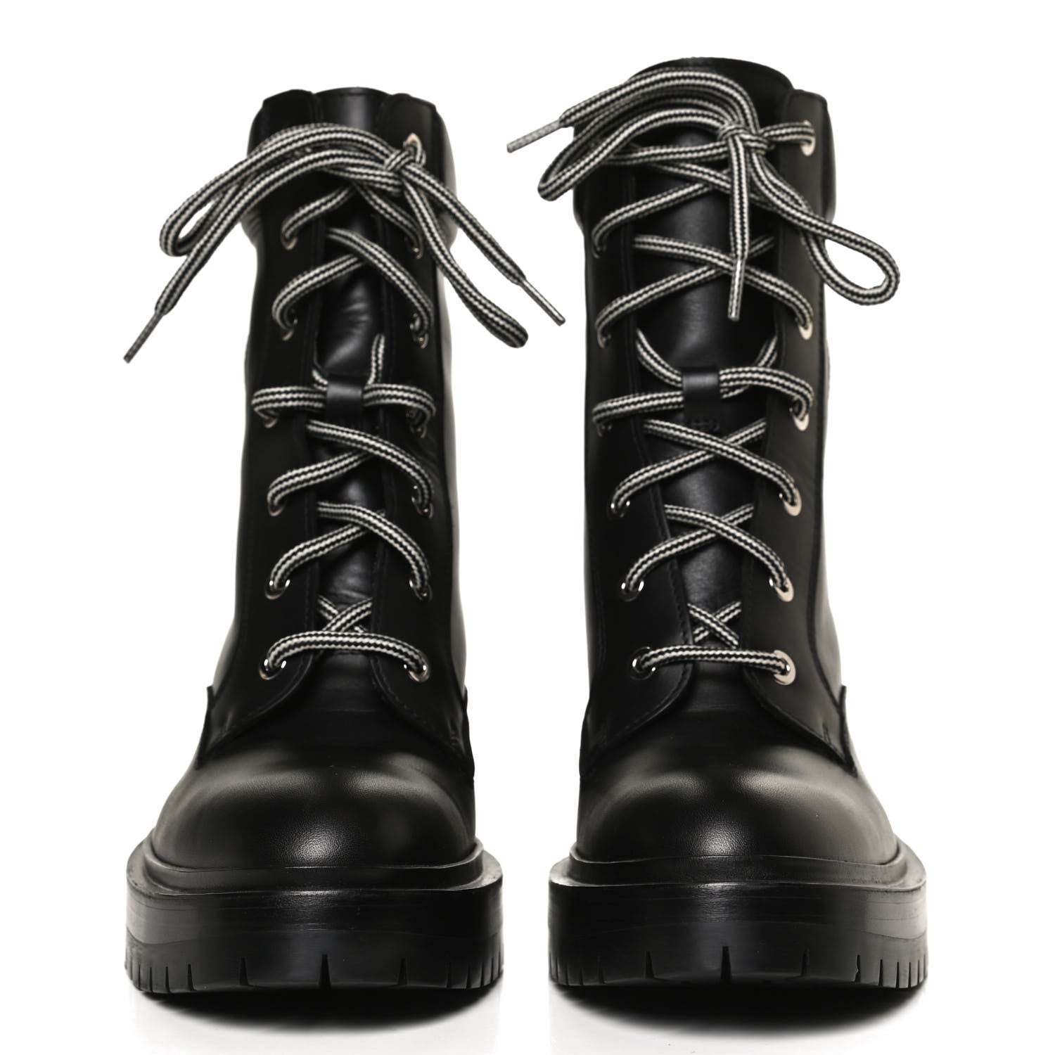 Hermes Calfskin Bridge Ankle Boots 36 Black 2 of 12
