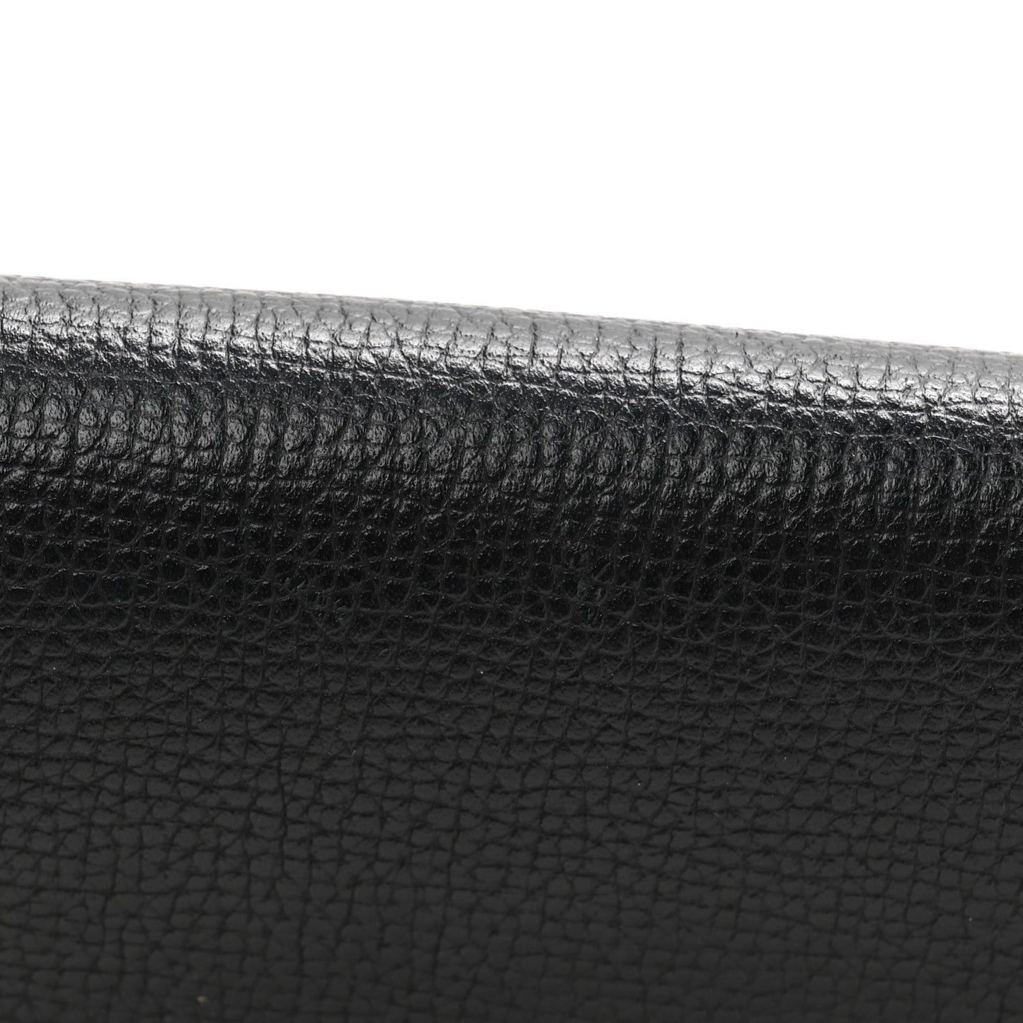 Calfskin House Check Porter Continental Wallet Black