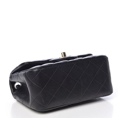Chanel Lambskin Quilted Mini Square Flap Black 4 of 12