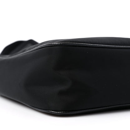 Prada Re-Nylon Saffiano Pocket Zippered Shoulder Bag Black 7 of 8
