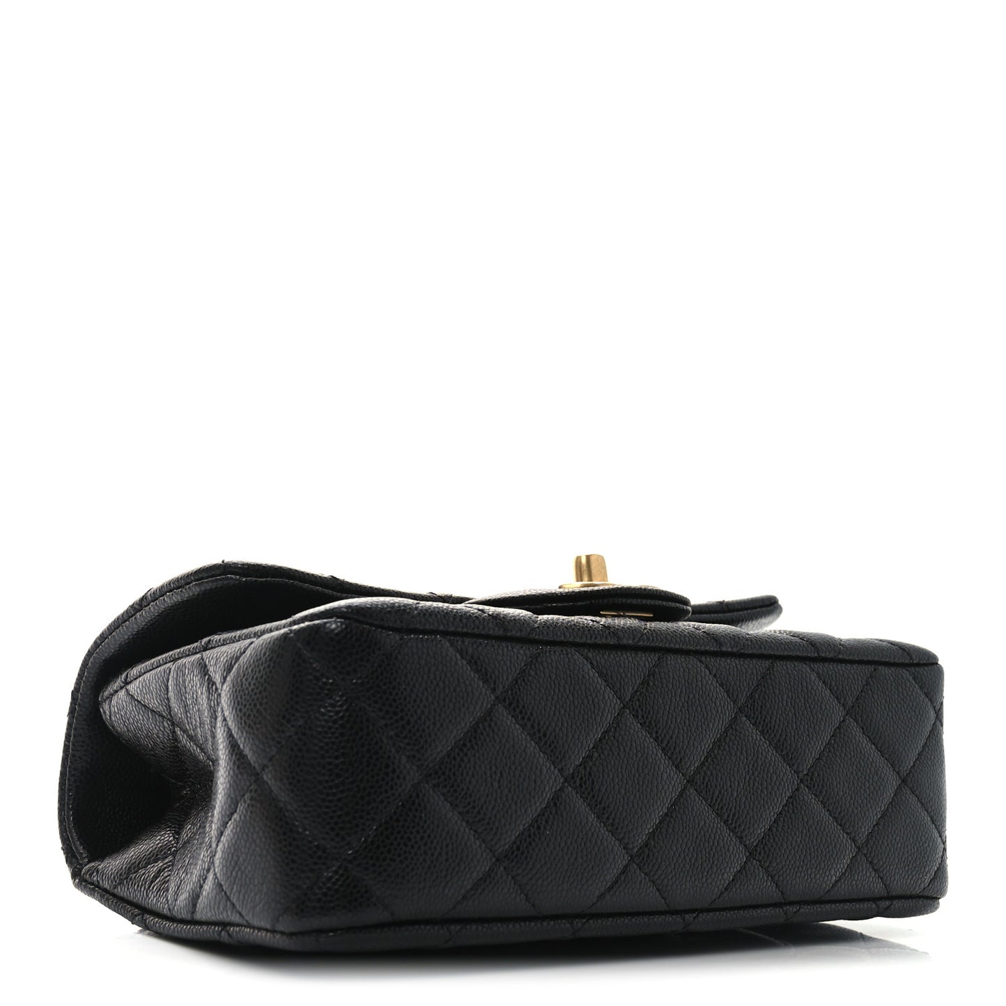 Caviar Quilted Mini Handy CC Flap Black