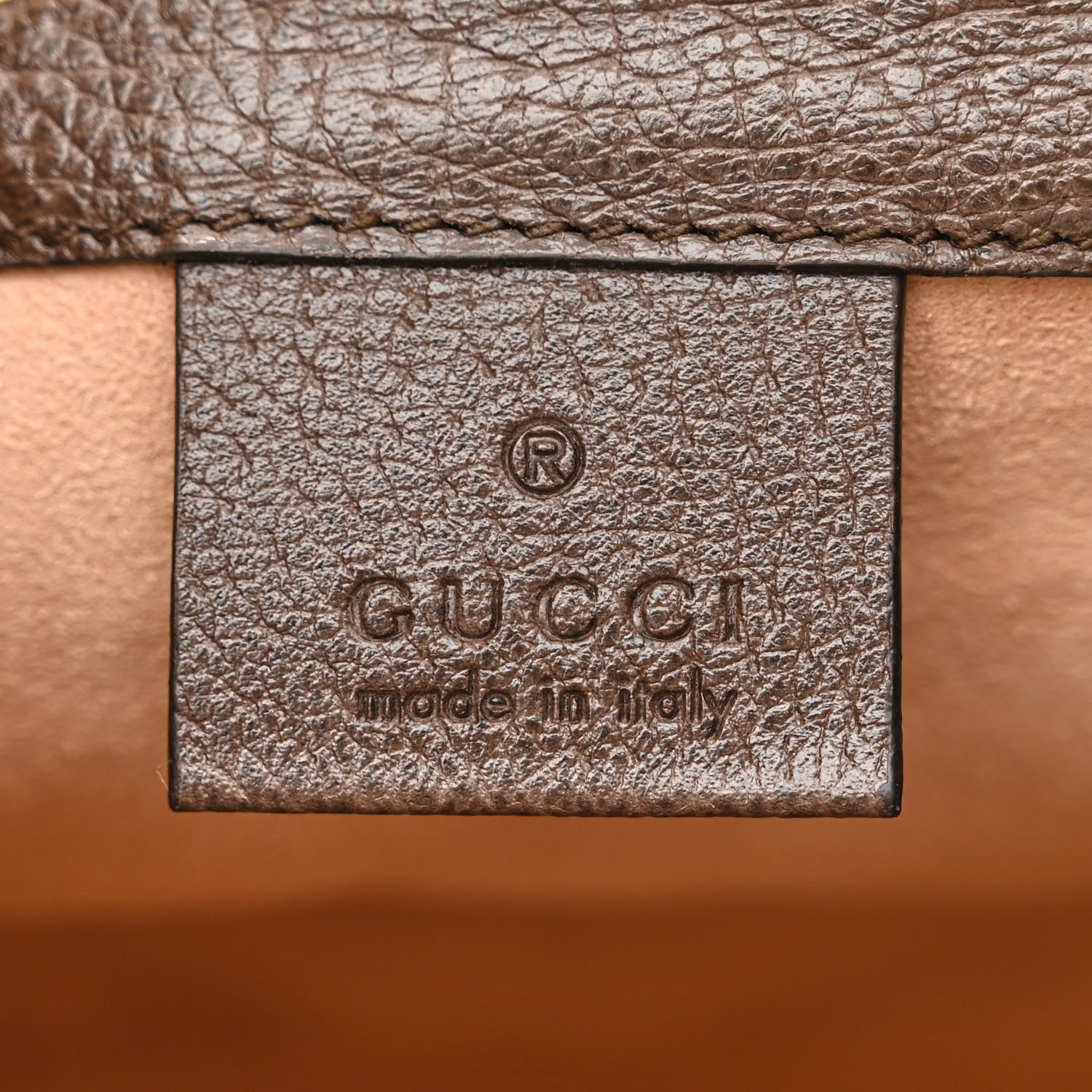 Gucci GG Supreme Monogram Web Mini Ophidia Bucket Bag Brown 6 of 11