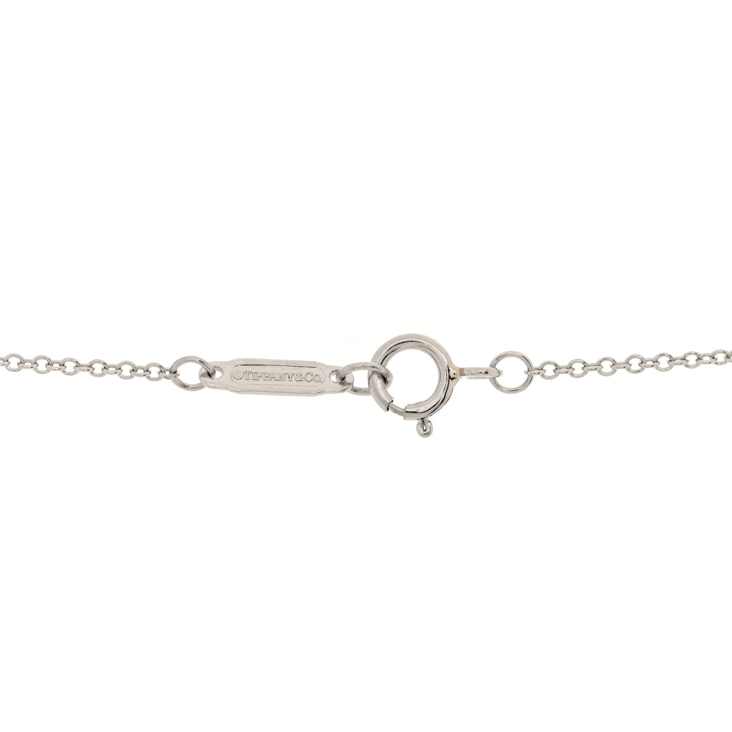 Tiffany Platinum 18K Yellow Gold Diamond Schlumberger Ten Stone Cross Pendant Necklace 4 of 4