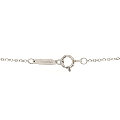 Tiffany Platinum 18K Yellow Gold Diamond Schlumberger Ten Stone Cross Pendant Necklace 4 of 4