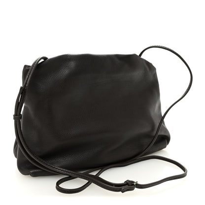 The Row Grained Calfskin Bourse Clutch Dark Brown 3 of 9
