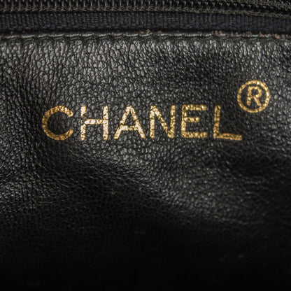 Chanel Metallic Lambskin Quilted Tassel Camera Case Dark Silver 6 of 9