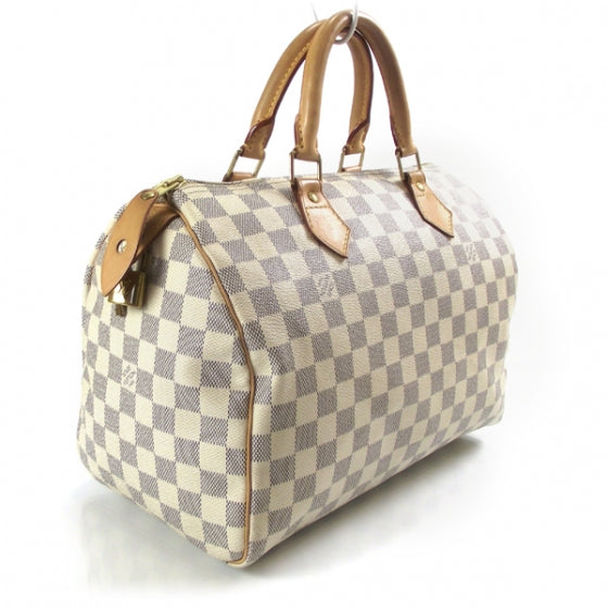 Louis Vuitton Damier Azur Speedy 30 3 of 9