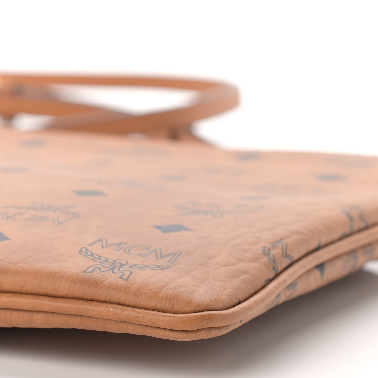 MCM Visetos Original Medium Pouch Cognac 9 of 9