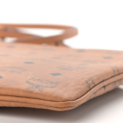 MCM Visetos Original Medium Pouch Cognac 9 of 9