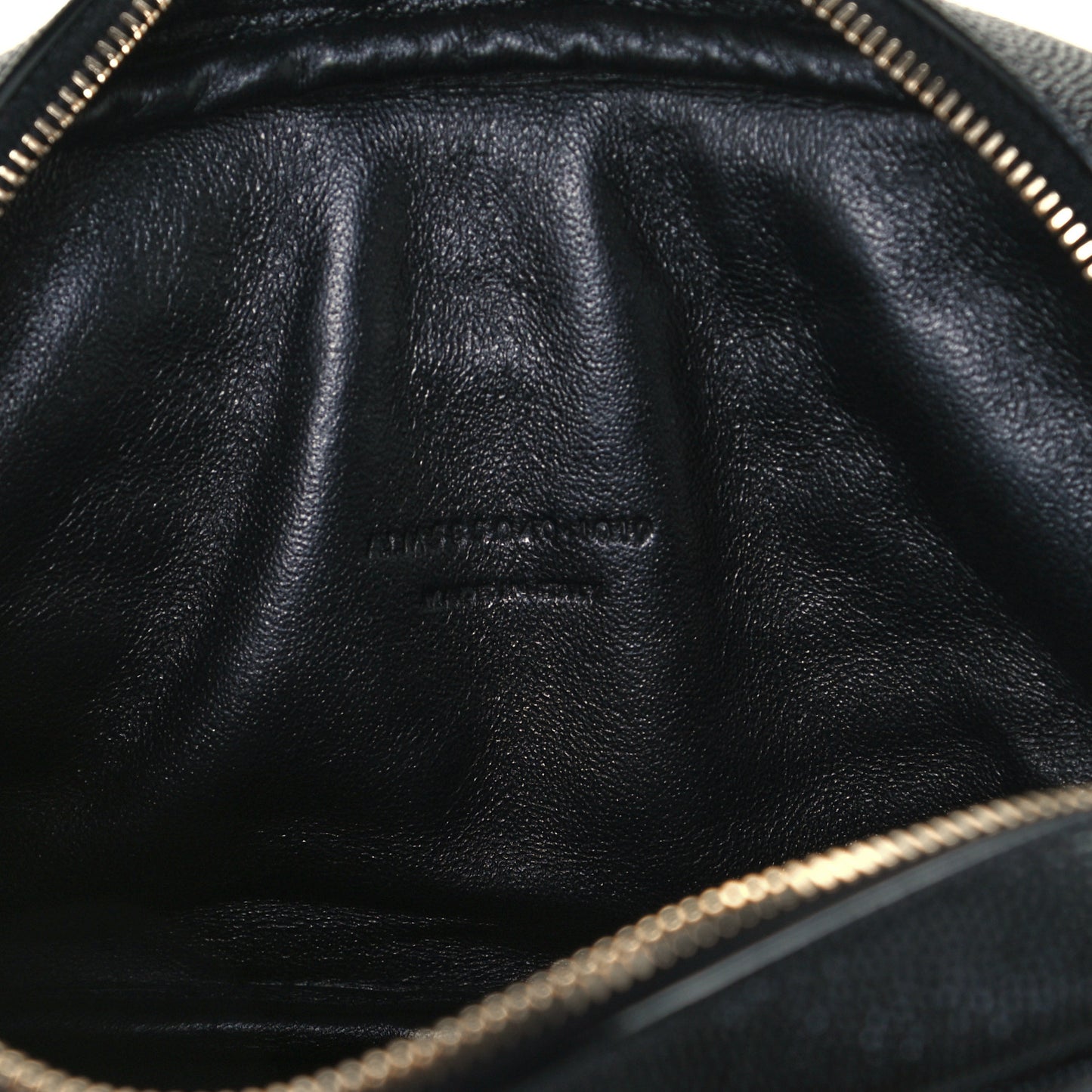 Grain De Poudre Matelasse Monogram Mini Lou Camera Bag Black