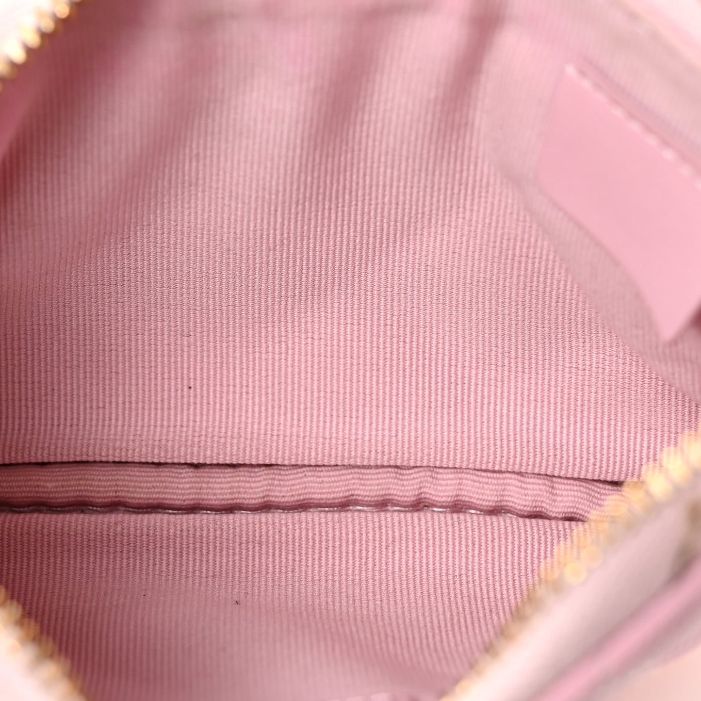 Caviar Quilted Small Cosmetic Case Pink