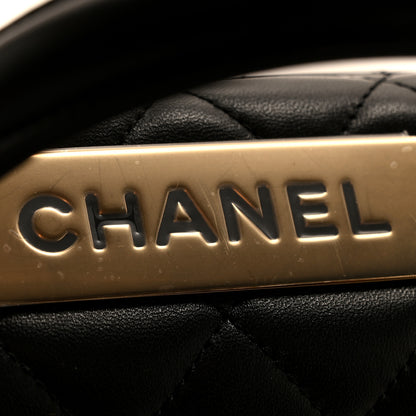 Chanel Lambskin Quilted Mini Trendy CC Dual Handle Flap Bag Black 9 of 12