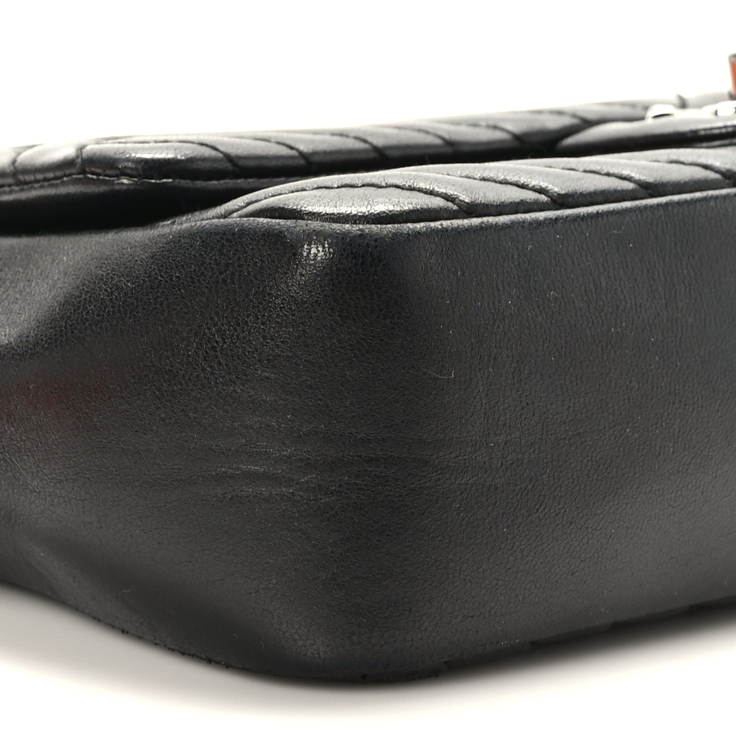 Lambskin Small CC Crossing Flap Black