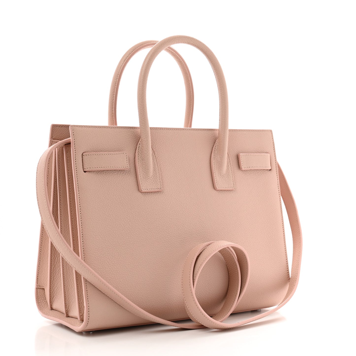 Grained Calfskin Baby Sac De Jour Pale Pink